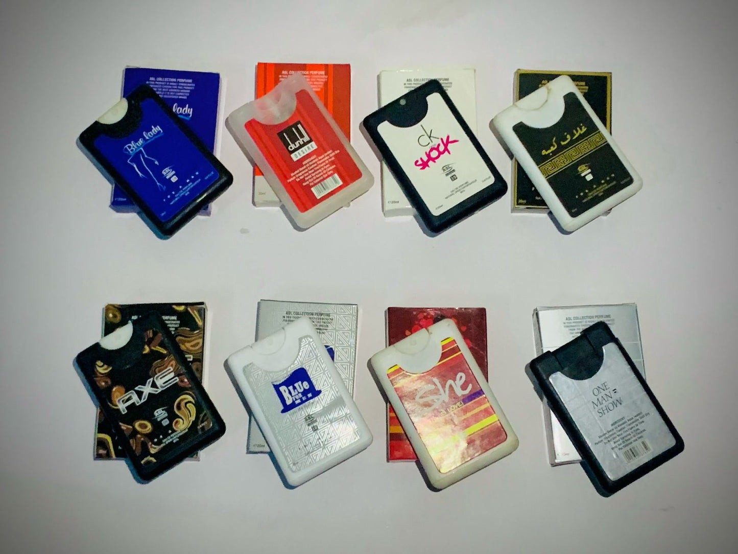 8 Pcs Branded Best Fragrance Pocket Perfume
