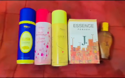 3 Body spray &  1 Perfume